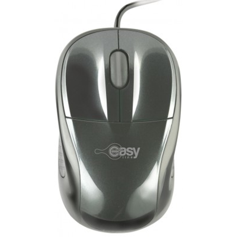 Mouse Easy Line EASY LINE, Negro, USB, Óptico, 1000 DPI