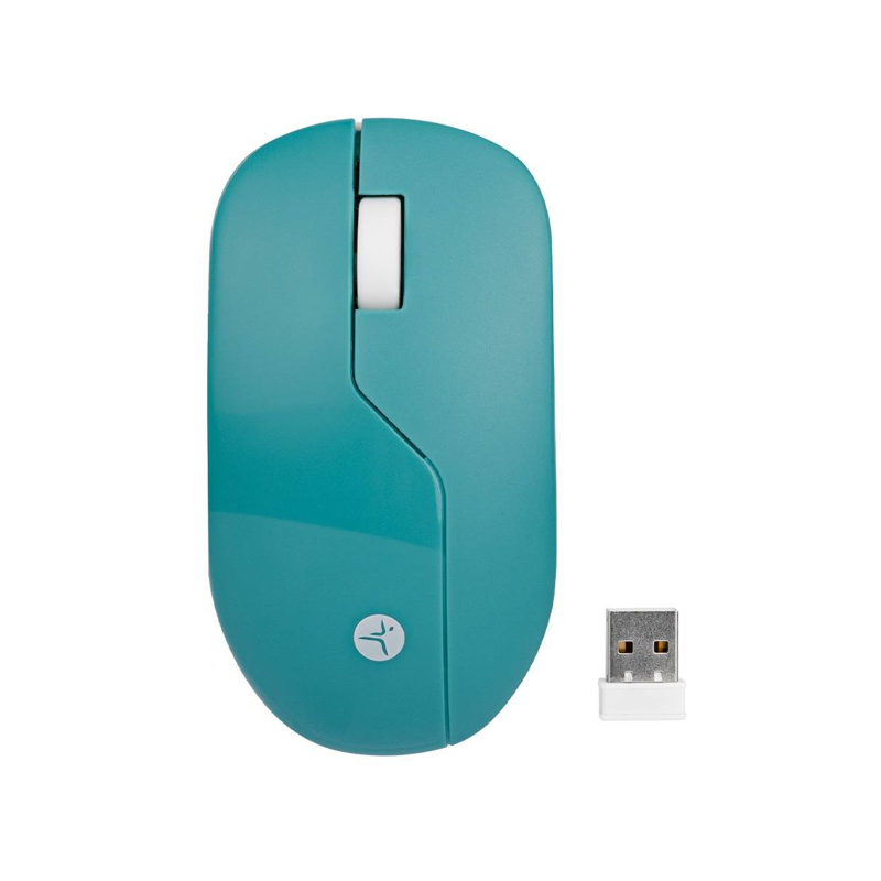 Mouse Inalámbrico ARMOR  Recargable TECHZONE color Verde, 1200 DPI, 3 Botones.