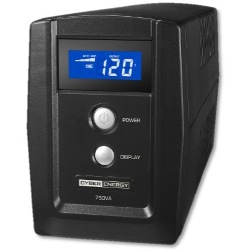 No-Break CyberPower OM750ATLCD, 750 VA, 300 W, 8 h, Negro