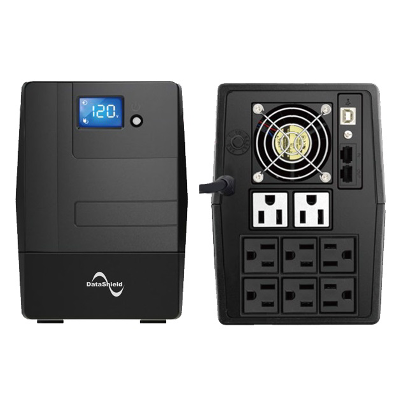 No-Break DATASHIELD KS-1500 PRO, 1500 VA, 900 W, Negro