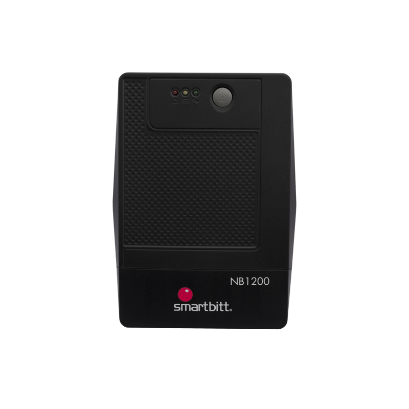 No-Break SMARTBITT, 1200 VA, 600 W, Negro, Hogar y Oficina