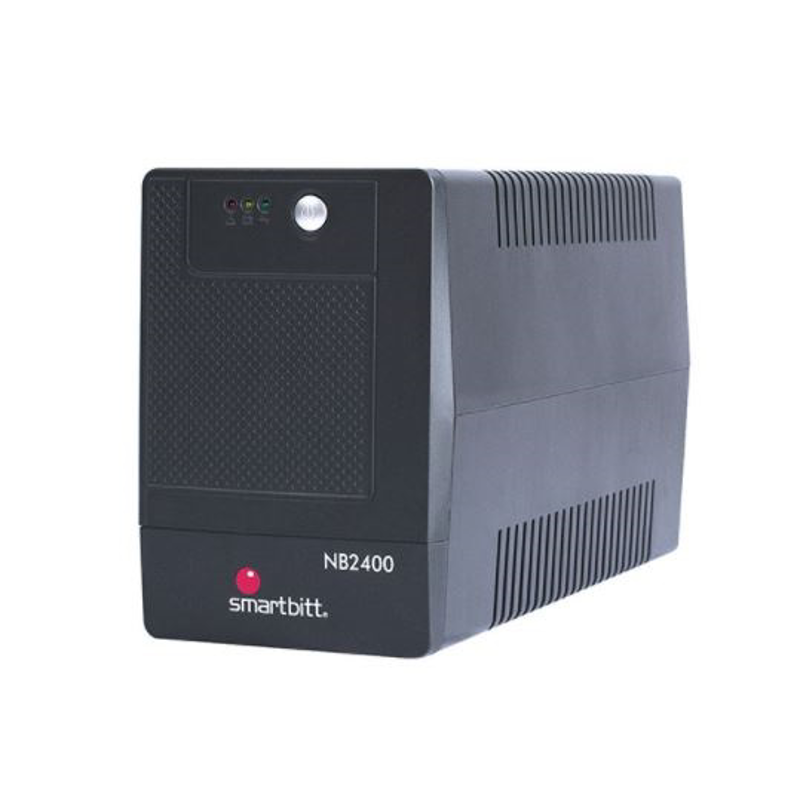 No Break SMARTBITT SBNB2400, 2400 VA, 1200 W, Negro, Hogar y Oficina