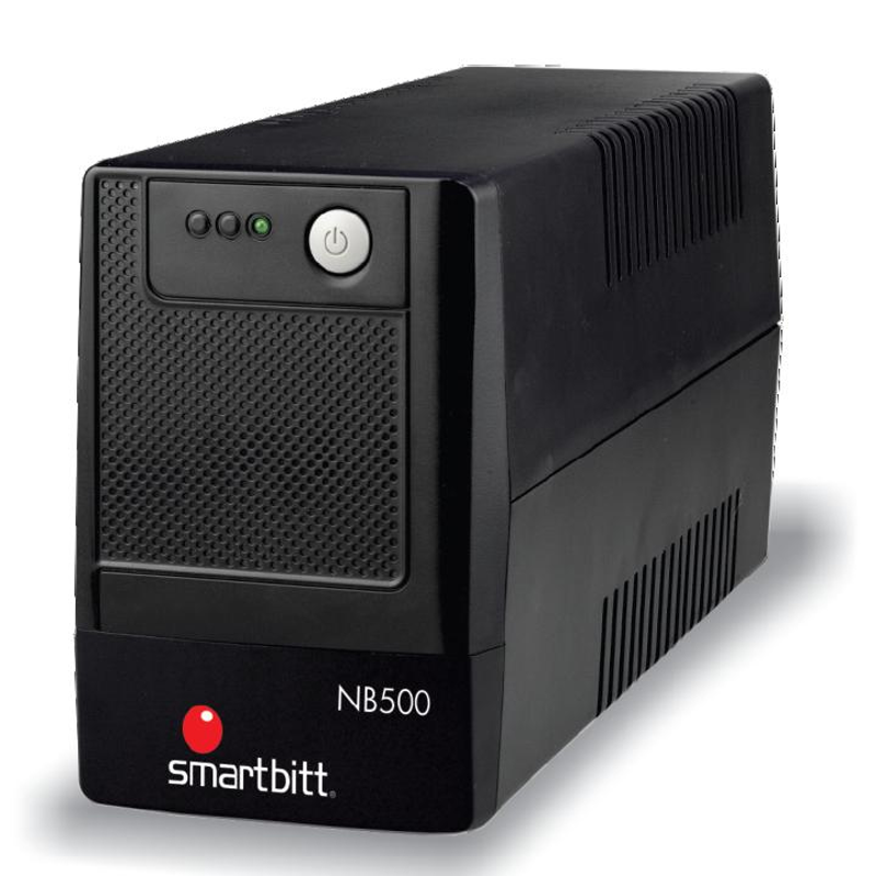 No-Break SMARTBITT SMARTBITT 500, 500 VA, 250 W, Negro, Hogar