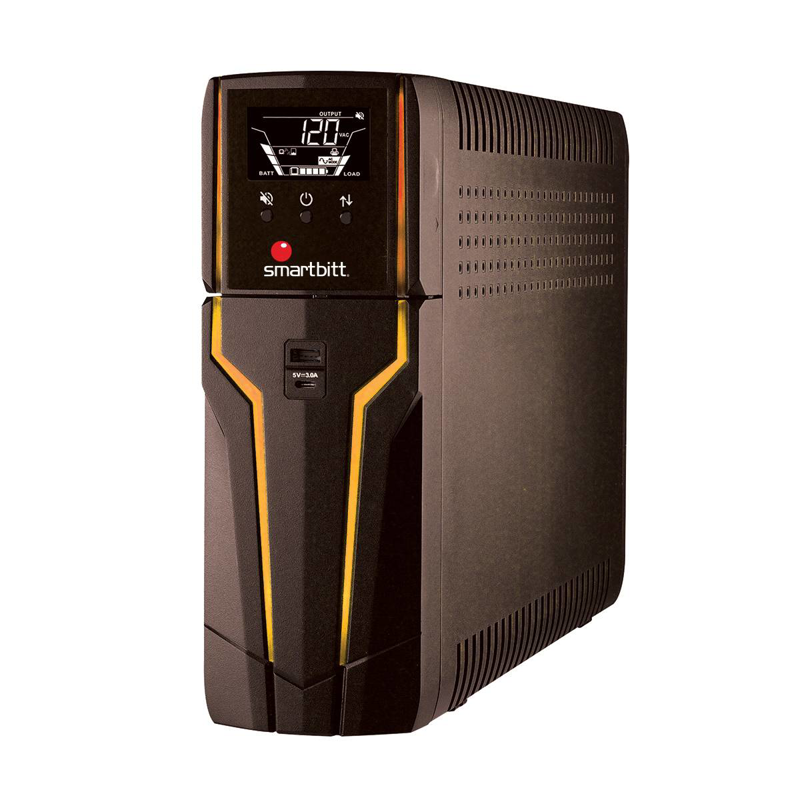 No Breaks y UPS SMARTBITT SBNB1800G, 1800 VA, 900 W, 8 h, Negro, UPS
