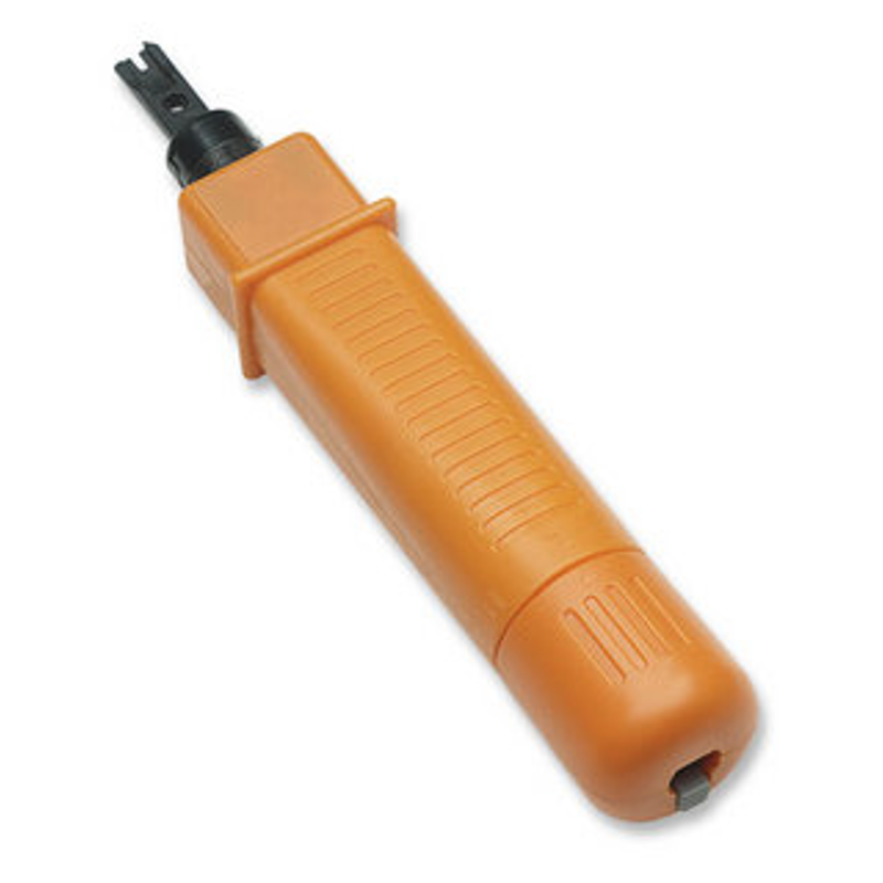 211055 Pinza para ponchar terminal Jack, con control de presion y almacenamiento para punta de respaldo.