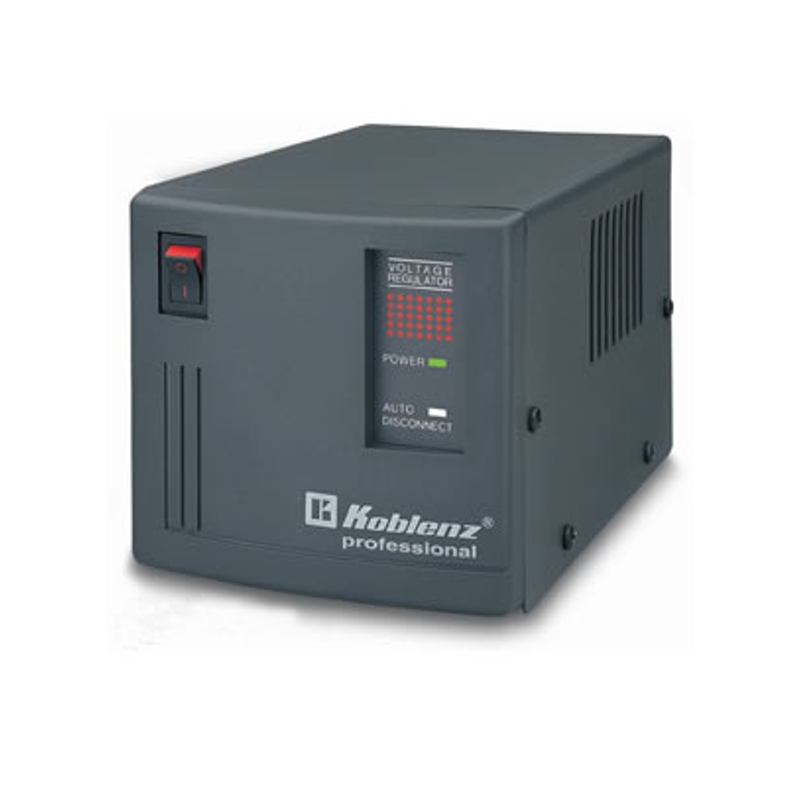 Regulador KOBLENZ ER-2550, 6, Negro, Oficina, 2500 VA, 2000 W