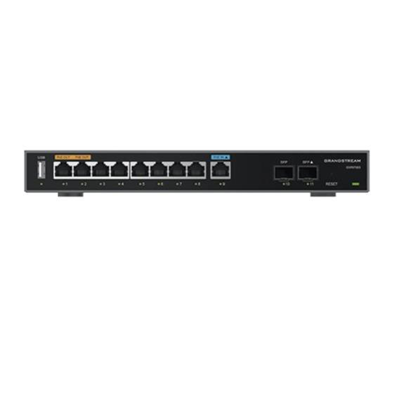 Router Gigabit VPN con 2 puertos Gigabit SFP y 9 puertos Gigabit Etherne, 2.2Gbps, Soporta hasta 100 tuneles VPN, compatible con GWN Cloud