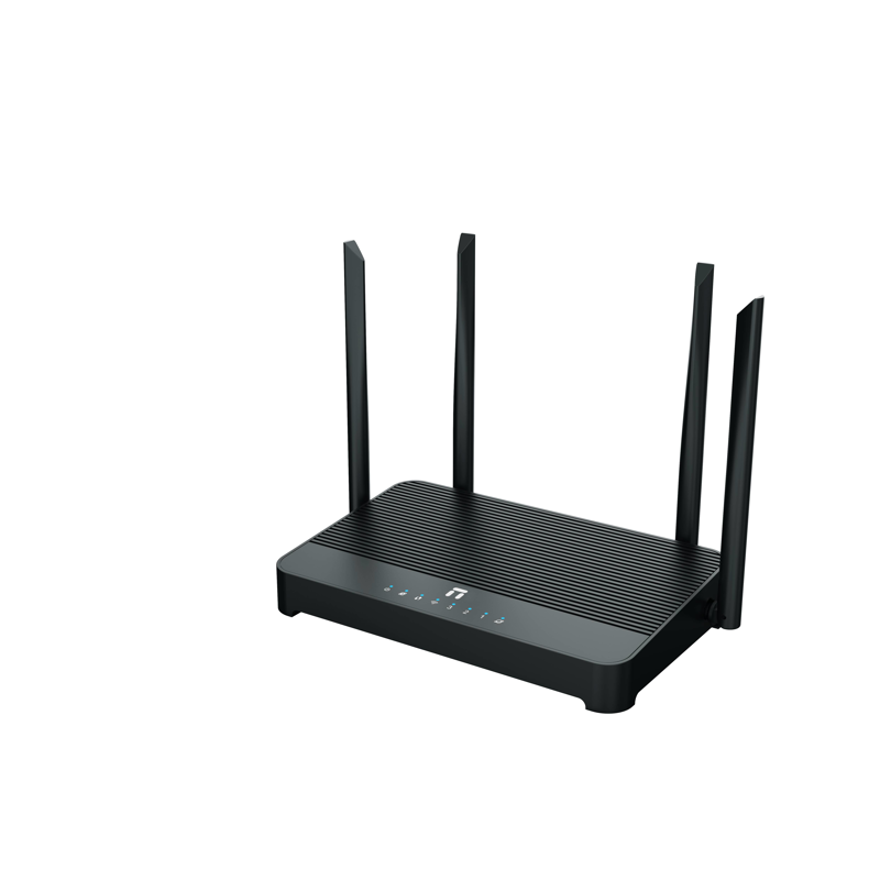 Netis Router Inalámbrico NX31 (AX3000), 4 puertos, WIFI 6, 3000 Mbps, Router, AP, 4 Antenas de 5 dBi