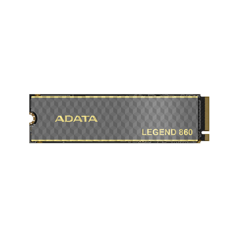 Unidad de Estado Sólido ADATA LEGEND 860 1TB PCIe Gen4x4 M.2 2280, Con disipador de aluminio. SLEG-860-1000GCS