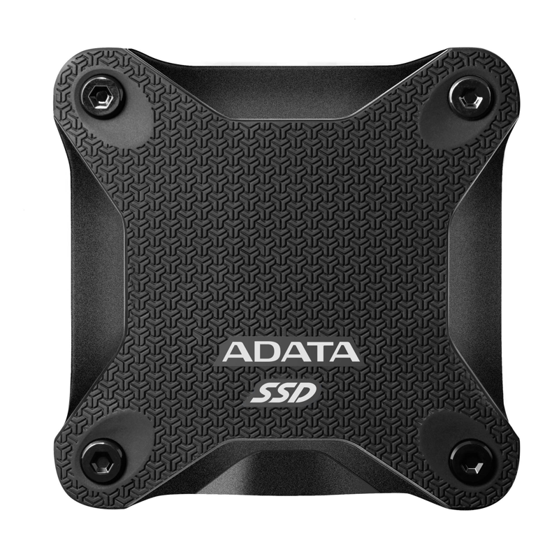 SSD Externo ADATA 1TB. USB 3.2 Gen2, Velocidad de transferencia de hasta 520 MB/s, resistente a impactos grado MIL-STD Color NEGRO. N.P. SD620-1TCBK