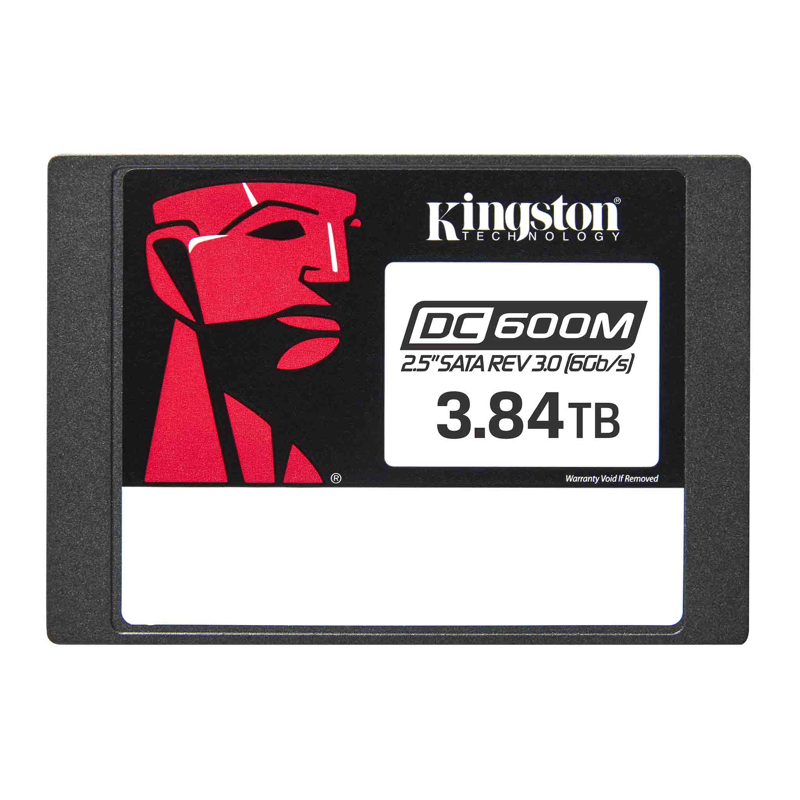 UNIDAD DE ESTADO SÓLIDO KINGSTON DC600M ENTERPRICE 3840GB SATA3 2.5 R.560MB/S W.530MB/S PARA SERVIDOR