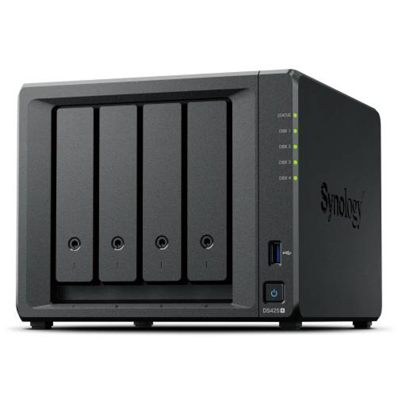 Servidor NAS marca Synology modelo DS425+ 4 Bahias DiskStation