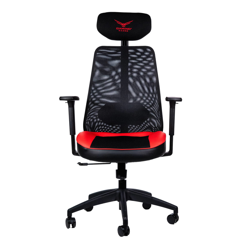Silla Naceb Gamer Silla De Malla Gamer X-One Color Rojo NA-09S4R