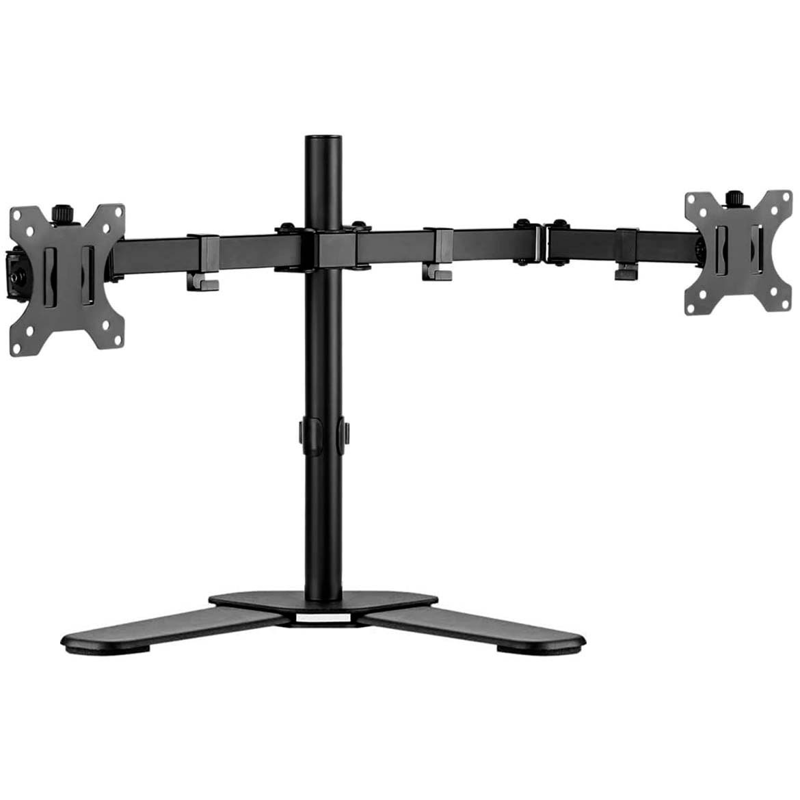 Soporte para Monitor LCD, de 2 Brazos, de 13 a 32 Pulgadas, Sobre Escritorio, Resistencia 8 KG C/U, BROBOTIX 963203