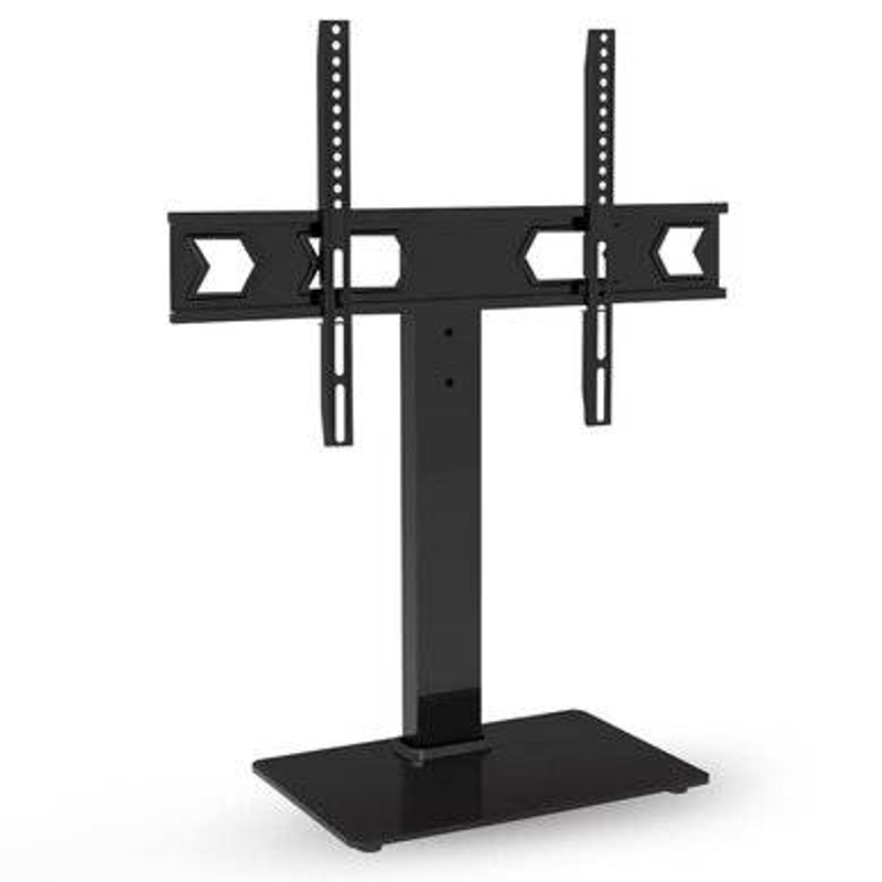SOPORTE TV PARA ESCRITORIO O MESA CON BASE DE CRISTAL TEMPLADO, 37-75 PULGADAS, RESISTENCIA 45 KG, 6007778 BROBOTIX