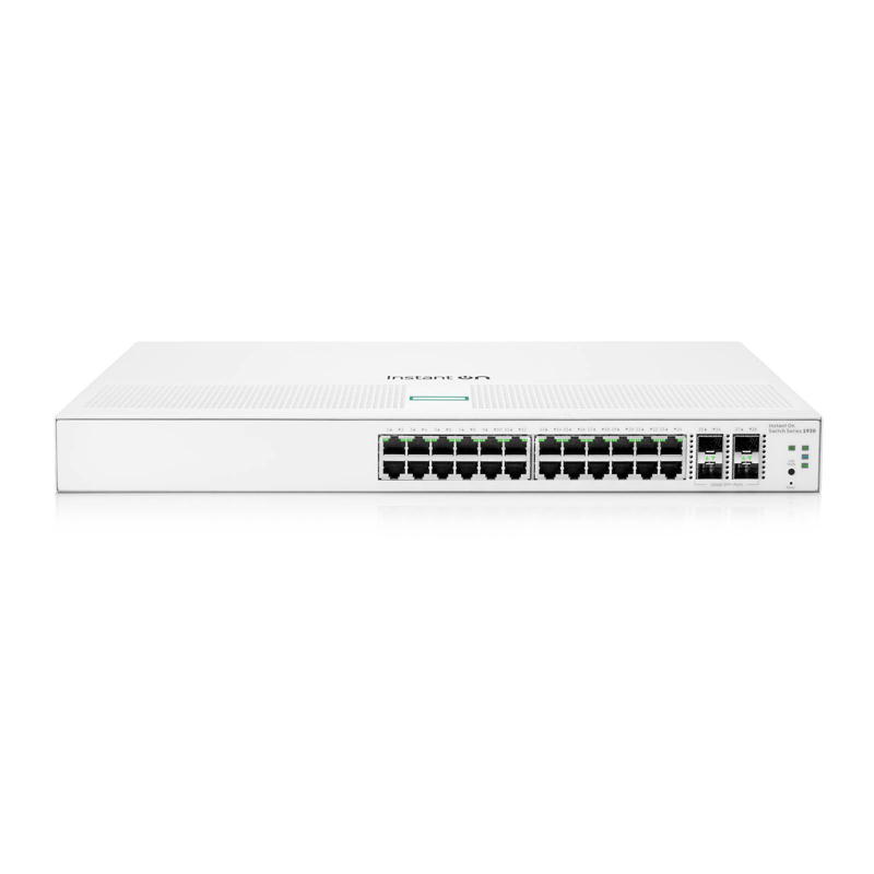 Switch HPE Instant On 1930 Gigabit Ethernet, 24 puertos, 4SFP/SFP+ (JL682A)