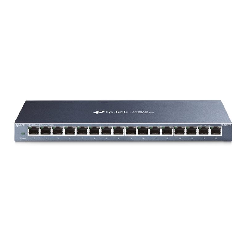 Switch GIGABIT TP-LINK TL-SG116, Negro, 10 W, 16 puertos