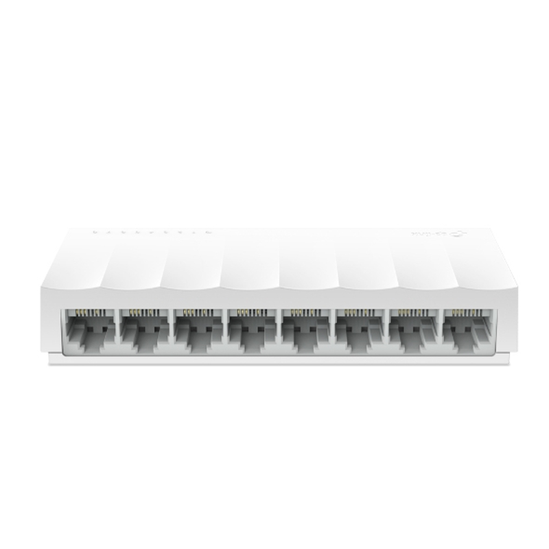 SWITCH DE 8 PUERTOS PARA ESCRITORIO CON TECNOLOGÍA GREEN ETHERNET PLUG AND PLAY TP-LINK LS1008 DE 8 PTOS 10/100M