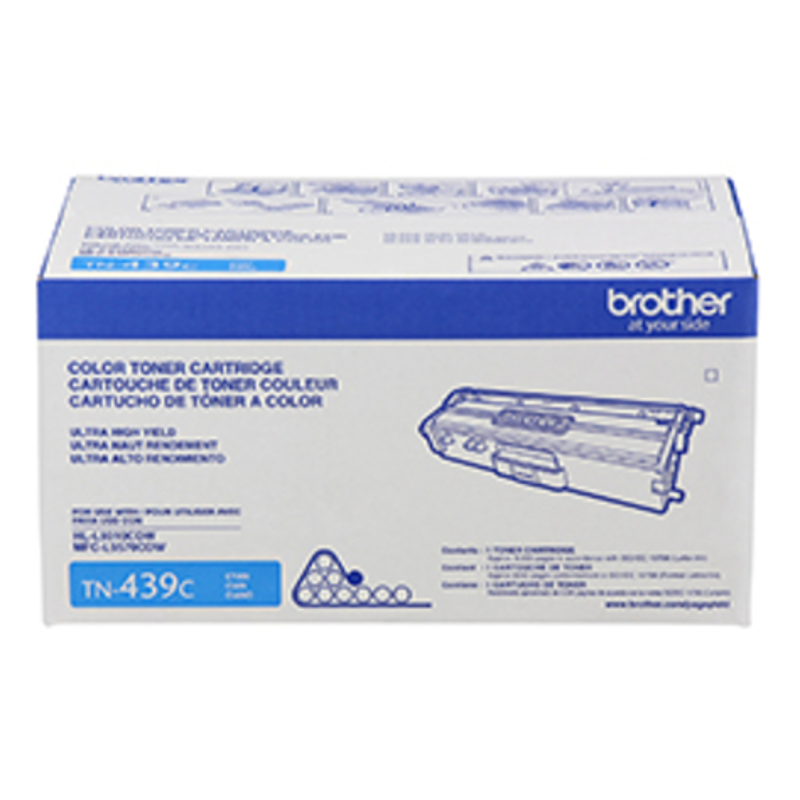 Tóner Brother Valor TN439C cyan, rendimiento aproximado 9,000 páginas, compatible con HLL9310CDW, MFCL9570CDW