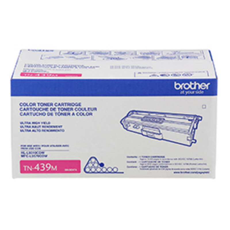 Tóner Brother Valor TN439M magenta, rendimiento aproximado 9,000 páginas, compatible con HLL9310CDW, MFCL9570CDW