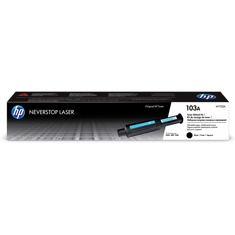 Kit de Recarga de Toner HP 103A, W1103A, Neverstop Laser -Negro