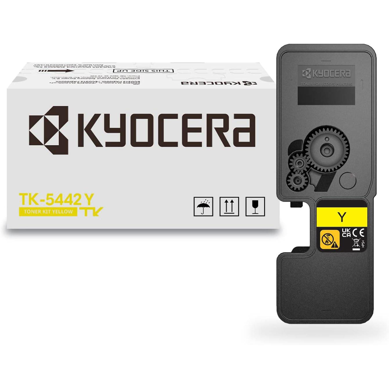 Tóner KYOCERA 1T0COAAUS0 TK-5442Y, 2400 páginas, amarillo
