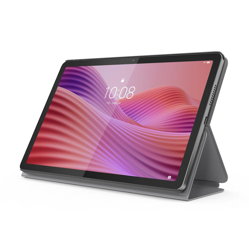 Tablet Lenovo M10, MediaTek Helio G85, Ram 4 GB, Android™ 14, 128 GB, 10.1 pulgadas, folio case y Lenovo® E310 Earbuds.