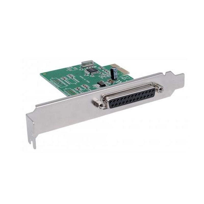 152099 Tarjeta Paralela PCI Express; Se puede instalar en buses PCI Express vía x1, x4, x8 y x16. Se ajusta a ranuras regulares y de bajo perfil