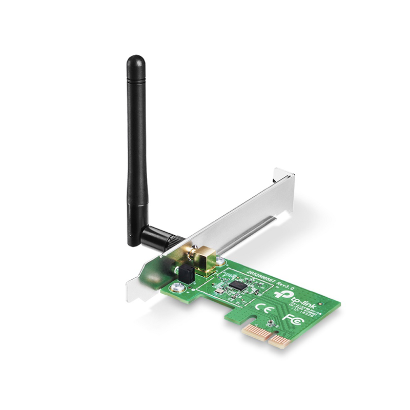 Tarjeta de Red PCI Express TP-LINK TL-WN781ND, Verde, 150 Mbit/s