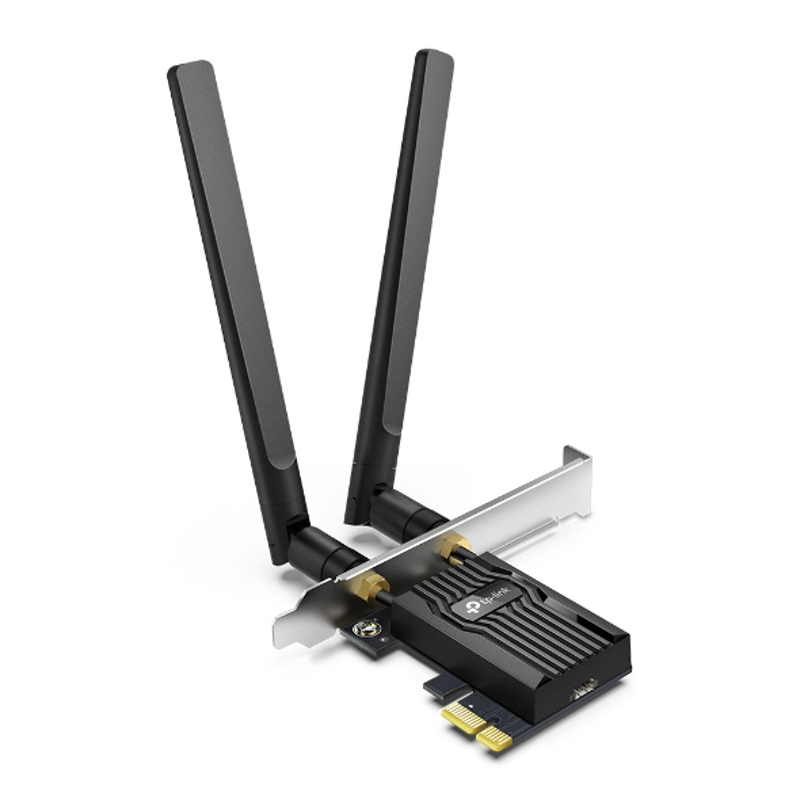 ADAPTADOR WIFI6 PCIE BLUETOOTH 5.2 ARCHER TX55E AX3000 CON TECNOLOGÍA 1024-QAM Y GRAN ALCANCE