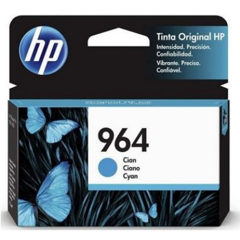 Tinta HP 964 - 3JA50AL, Cian