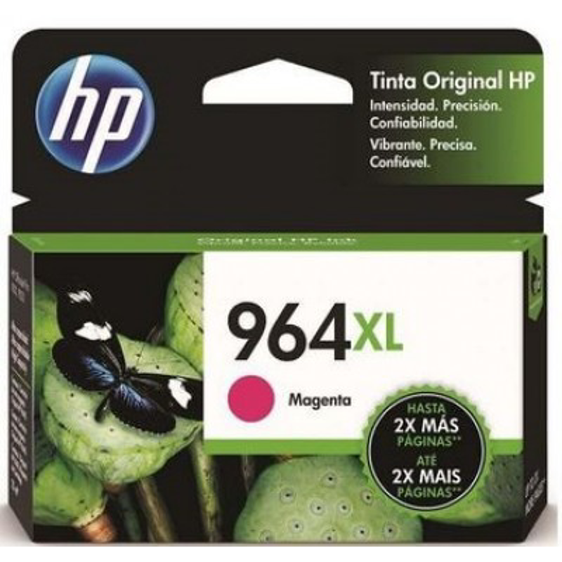 Tinta HP 964XL - 3JA55AL, Magenta - Alto Rendimiento