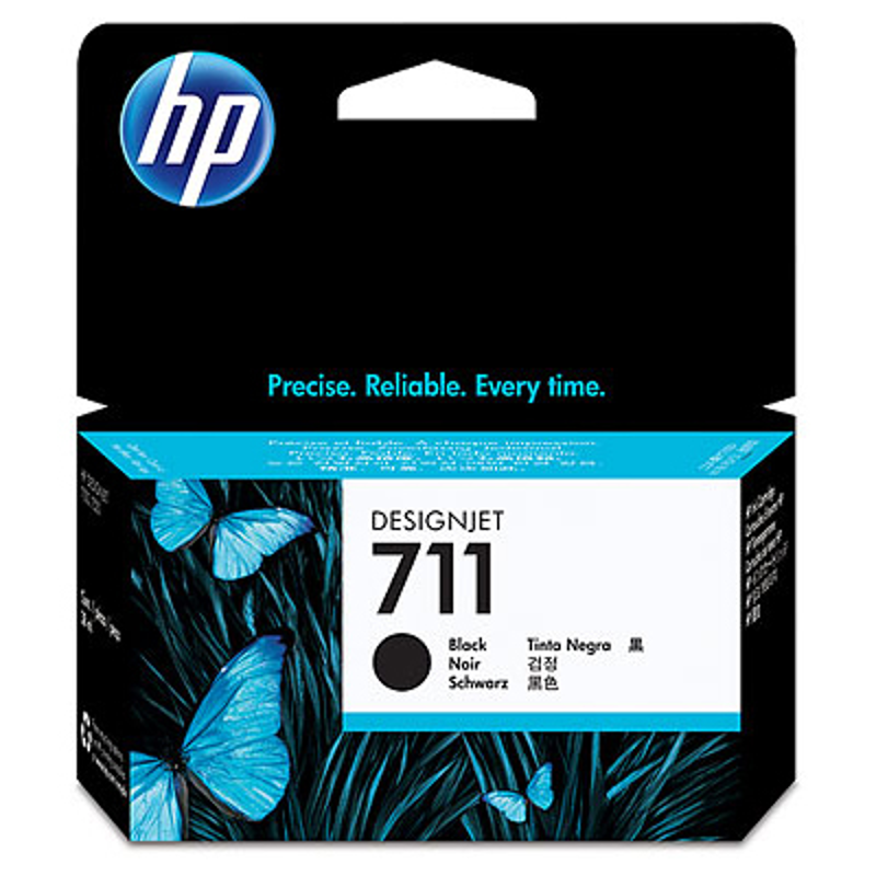 Tinta HP 711, CZ129A, Negro 38ml