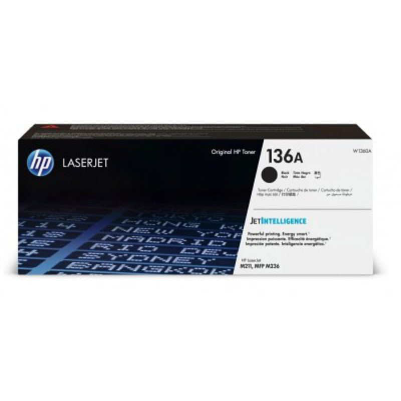 Tóner HP 136A - W1360A, Negro