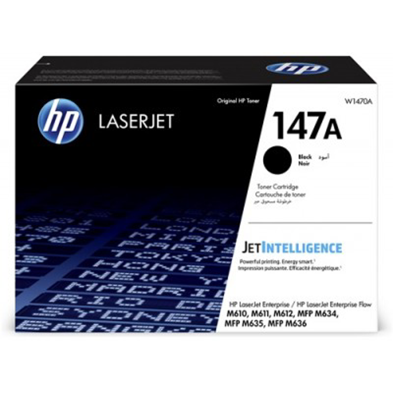Tóner HP 147A - W1470A, Negro