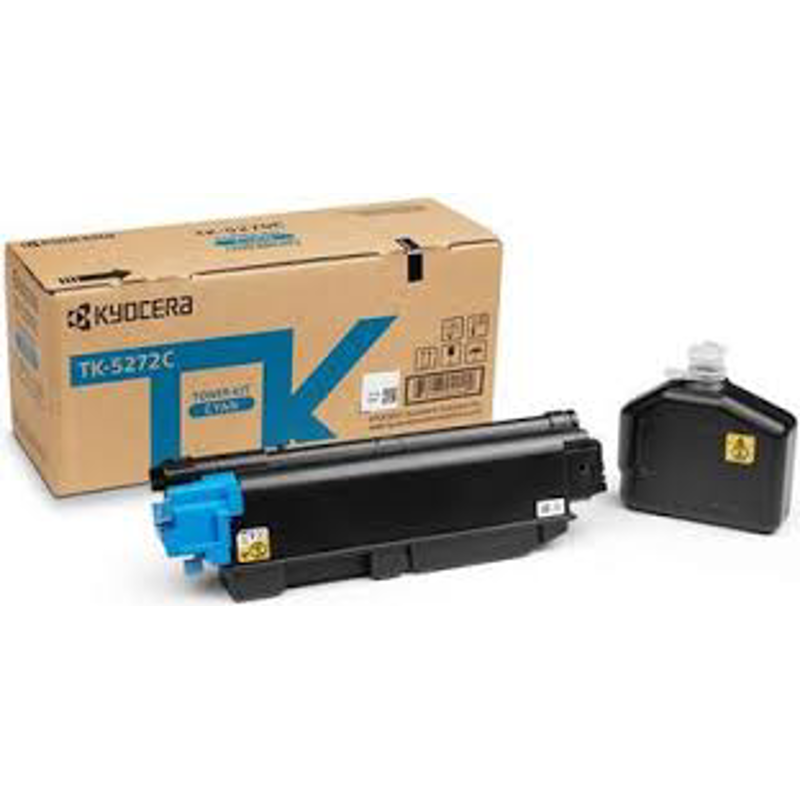 Toner KYOCERA TK-5272C, 5000 páginas, Cian, ECOSYS P6230cdn