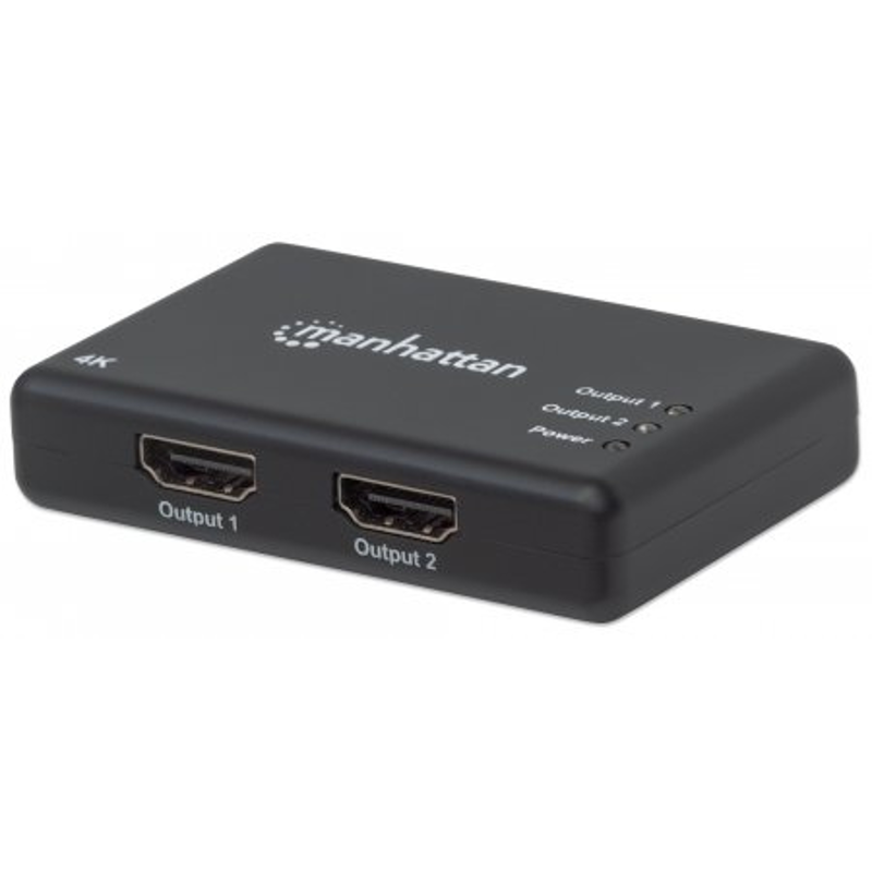 207669 Splitter HDMI de 2 puertos; Resolución 4K@30Hz, Video full 3D y Color Profundo.