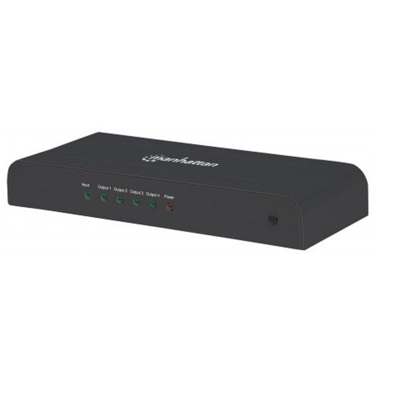 207515 Video Splitter HDMI 4K de 4 puertos; Multiplica una señal de audio/video digital de alta definición hasta para cuatro pantallas HDMI 4K